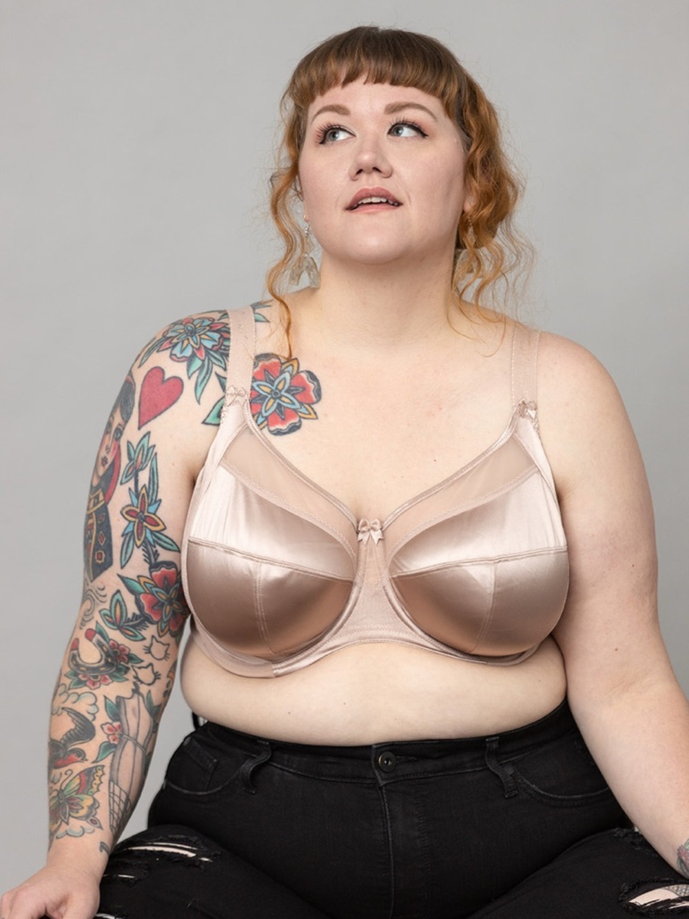 GODDESS Keira Banded Bra Size UK 36H Size US 36K, Style GD6090 / GD6090NUE Nude